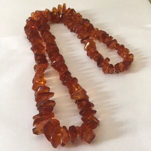 Amber Beaded Necklace